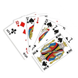 Jeu de 52 cartes bridge personnalisable